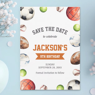 Sports Balls All Sports Let's Have a Ball Save The Date