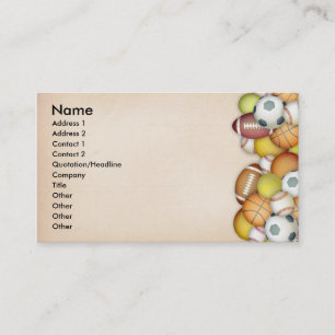 Sports / Balls Business Card