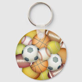 Sports-balls Key Ring
