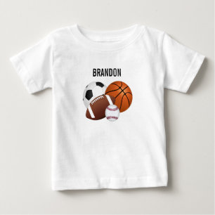 Sports Balls Personalised T-Shirt