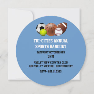 Sports Banquet Invitation