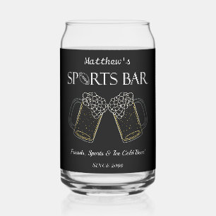 Sports Bar Drinkware Can Beer Drinkware Can Glass