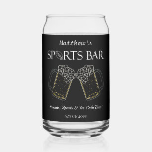 Sports Bar Drinkware Can Beer Drinkware Glass