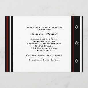 Sports Bar Mitzvah Invitation Miami Basketball