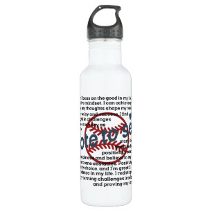 Sports Baseball Motivational 710 Ml Water Bottle