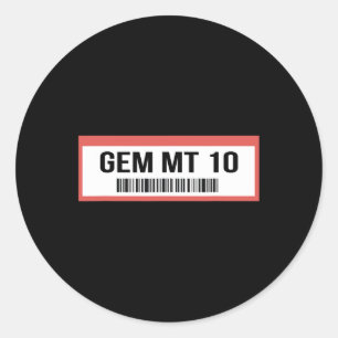 Sports Basketball Baseball Football Hockey Card Co Classic Round Sticker