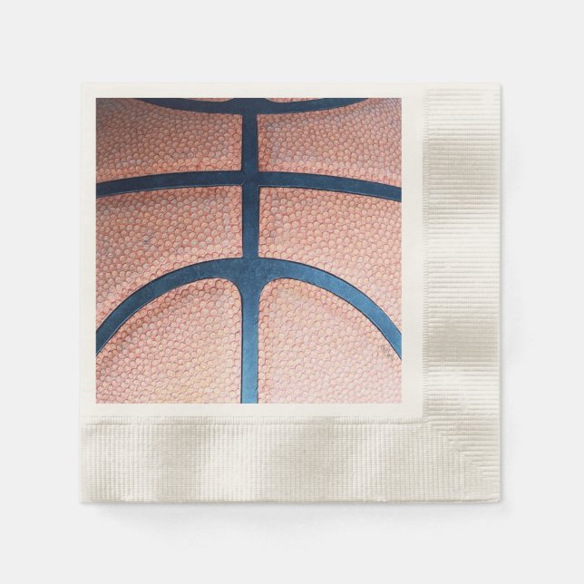 Sports Basketball Napkin (Front)