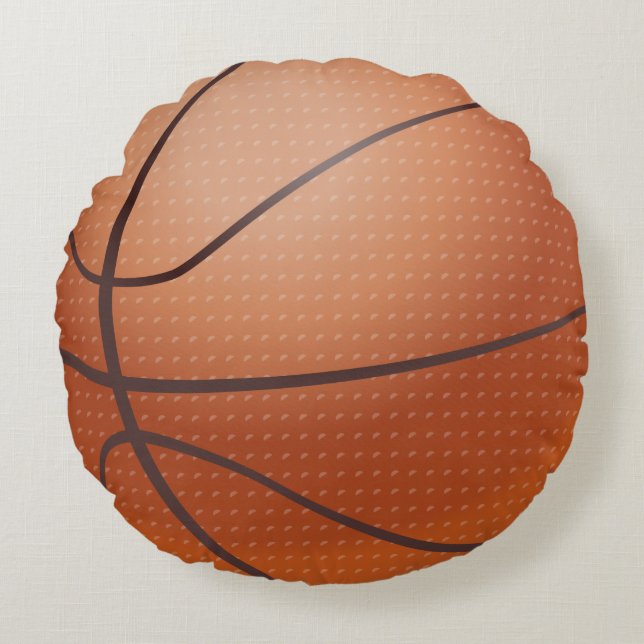 Sports Basketball Round Cushion (Front)
