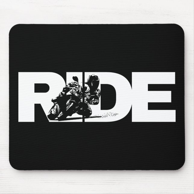 Sports Bike Ride  Mouse Mat (Front)