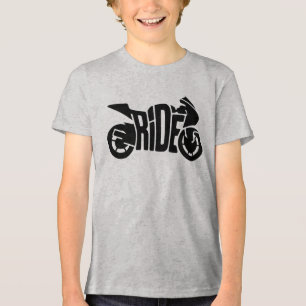 Sports Bike RIDE  Tri-Blend Shirt