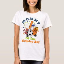 Sports Birthday Boy All Shirt Mummy