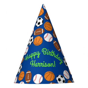 Sports Birthday Party Kids Cute Hat
