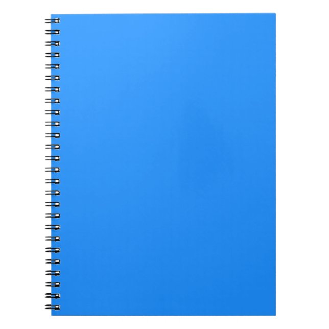 Sports Blue Classy One Colour Notebook (Front)