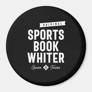 Sports Book Whiter Job Title Gift Magnet