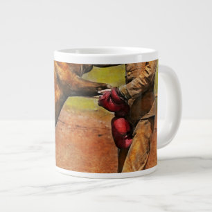 Sports - Boxing - Below the belt 1924 Large Coffee Mug