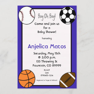 sports, Boy Oh Boy!, honouring, Come and join us.. Invitation