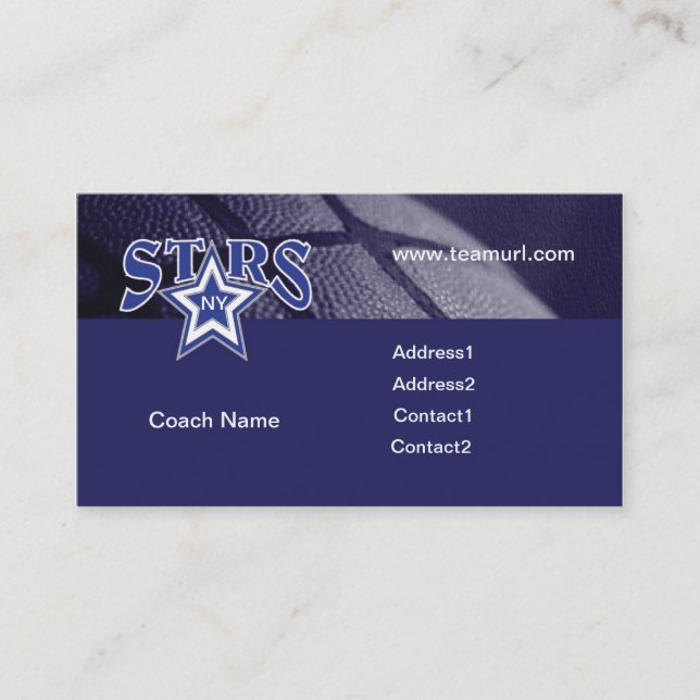 Sports Business Card (Front)