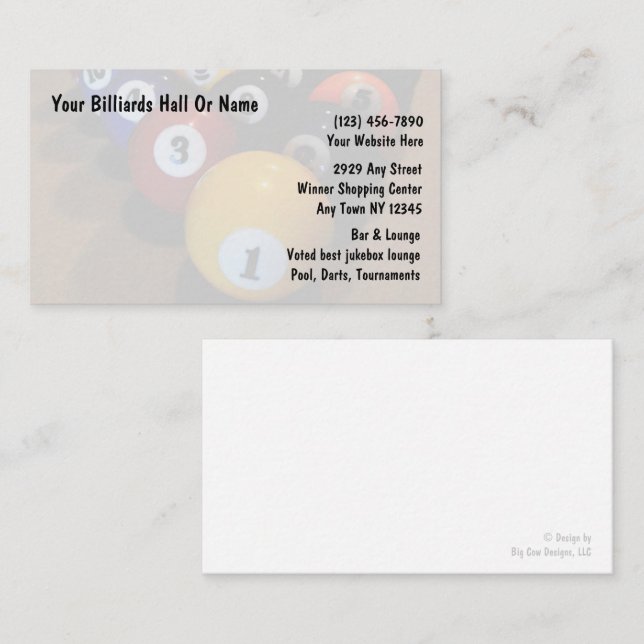 Sports Business Cards (Front/Back)