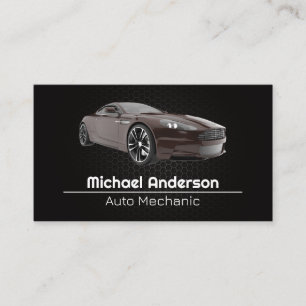 Sports Car Auto Services Business Card