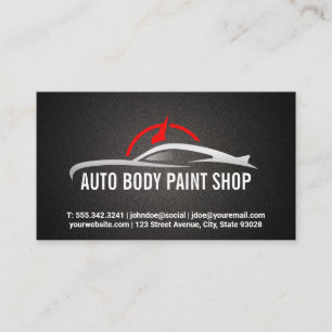 Sports Car   Auto Services Logo Business Card