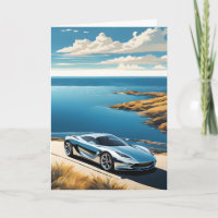 Sports Car by the Sea Father's Day