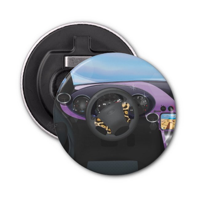 Sports Car Dashboard Bottle Opener (Front)