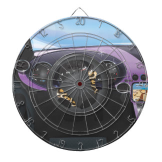 Sports Car Dashboard Dartboard