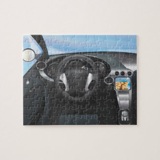 Sports Car Dashboard Jigsaw Puzzle