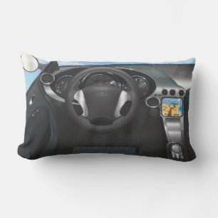 Sports Car Dashboard Lumbar Cushion