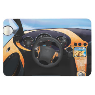 Sports Car Dashboard Magnet