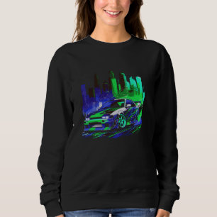 Sports Car Drift Street Racing Men Boys Graphic Sweatshirt