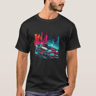 Sports Car Drift Street Racing Men Boys Graphic T-Shirt