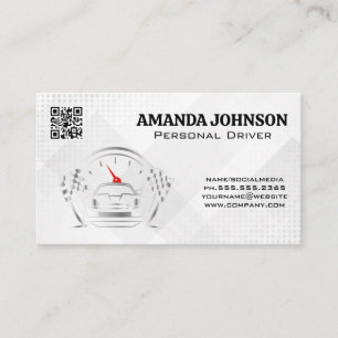 Sports Car Driver Transport Business Card