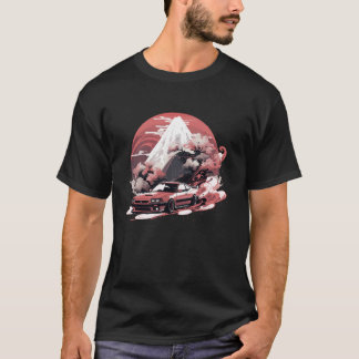 Sports Car Exotic Japanese Racing Tuner Drift Car  T-Shirt