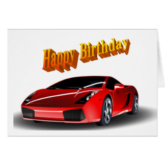 Car Birthday Cards & Invitations | Zazzle.co.uk