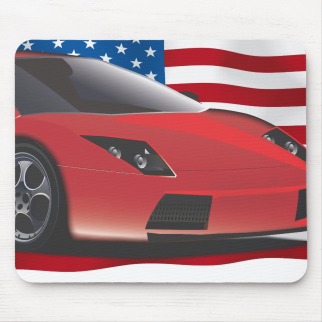 Sports Car Mouse Mat (Front)