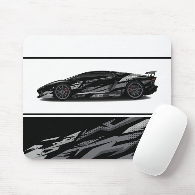 Sports Car Mouse Pad (With Mouse)