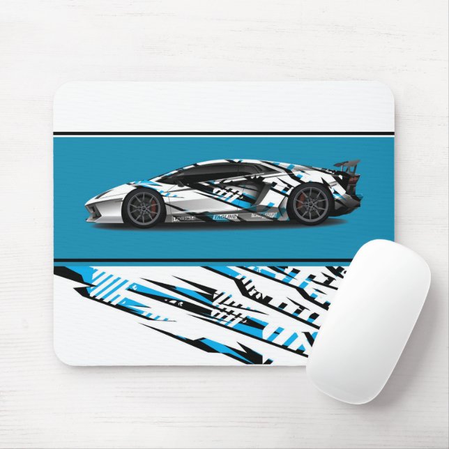 Sports Car Mouse Pad (With Mouse)