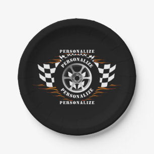 Sports Car Racing Fun Party Celebration Supplies   Paper Plate