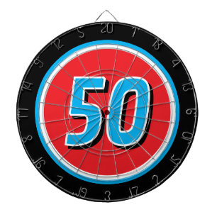 Sports car racing number logo custom dartboard