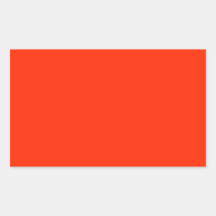 Sports Car Red Cute Full Colour Rectangular Sticker