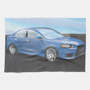 Sports Car Tea Towel