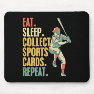 Sports Card Collecting Basketball Baseball Card Co Mouse Mat