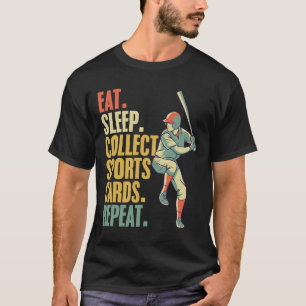 Sports Card Collecting Sketll Sell Card Collector T-Shirt