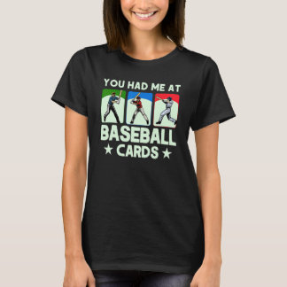 Sports Card Collector Baseball Card Baseball Card T-Shirt