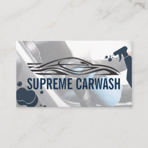 Sports Cars   Soap Bubbles   Spray Bottle Business Card