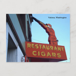 Sports Centre Sign- Yakima, Washington Postcard