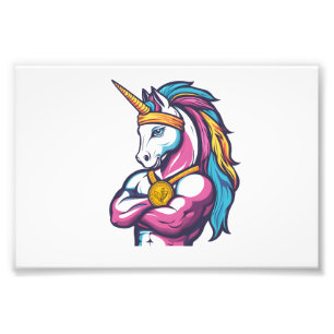 Sports Champion Unicorn (1) Photo Print