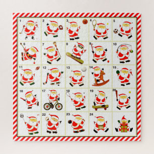 Sports Christmas Countdown Jigsaw Puzzle