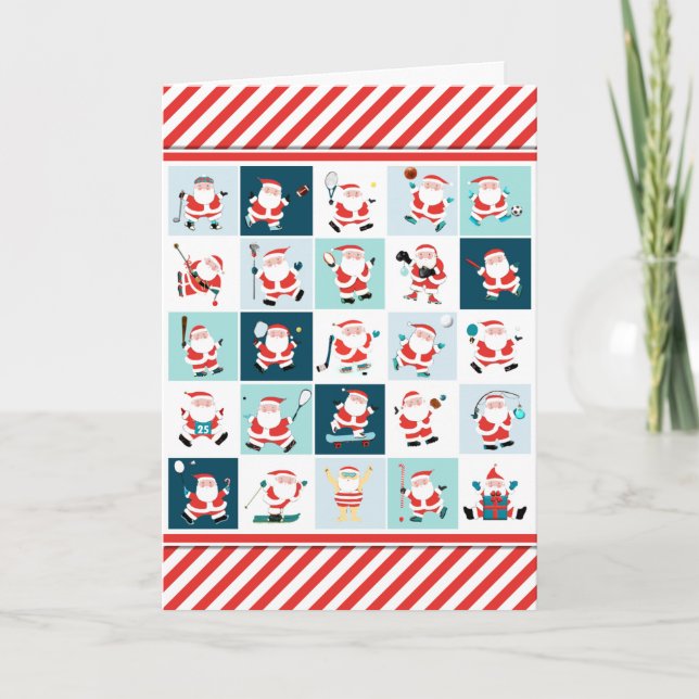Sports Christmas Holiday Cards (Front)
